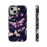 Phone Case - Purple Butterfly Print Tough Case