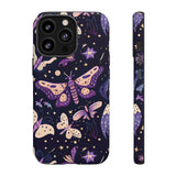 Phone Case - Purple Butterfly Print Tough Case
