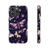 Phone Case - Purple Butterfly Print Tough Case