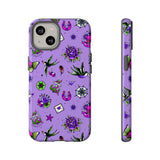 Retro Old School Lilac Tattoo Tough Cases
