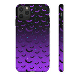 Purple Bat Ombre Phone Case