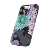 Floral Bat Tough Phone Case