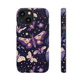 Phone Case - Purple Butterfly Print Tough Case