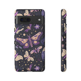 Phone Case - Purple Butterfly Print Tough Case
