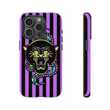Striped Snake and Panther Tattoo Style Tough Phone Case