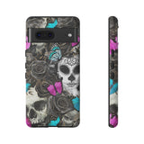 Day of the Dead Rose Lady - Tough Phone Case