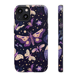 Phone Case - Purple Butterfly Print Tough Case