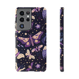 Phone Case - Purple Butterfly Print Tough Case