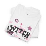 Rebel Witch Tee β For Spooky Cat Girls - Heavy Cotton Tee