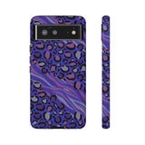Purple Animal Print Tough Phone Case