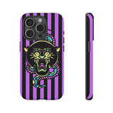 Striped Snake and Panther Tattoo Style Tough Phone Case