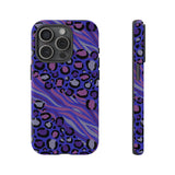 Purple Animal Print Tough Phone Case