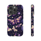 Phone Case - Purple Butterfly Print Tough Case