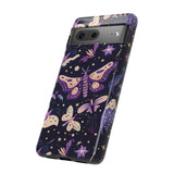 Phone Case - Purple Butterfly Print Tough Case