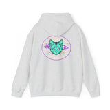 Alternawear Oval Tattoo Cat Unisex Heavy Blend™ Hooded Sweatshirt