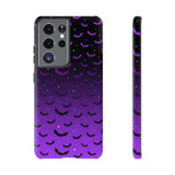 Purple Bat Ombre Phone Case