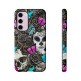 Day of the Dead Rose Lady - Tough Phone Case