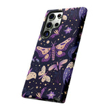 Phone Case - Purple Butterfly Print Tough Case