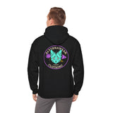 Alternawear Oval Tattoo Cat Unisex Heavy Blend™ Hooded Sweatshirt