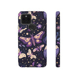 Phone Case - Purple Butterfly Print Tough Case