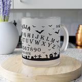 Ouija Board Frosted Glass Mug