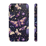 Phone Case - Purple Butterfly Print Tough Case