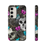 Day of the Dead Rose Lady - Tough Phone Case