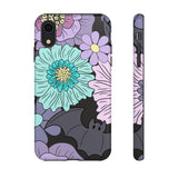 Floral Bat Tough Phone Case