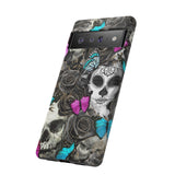 Day of the Dead Rose Lady - Tough Phone Case