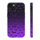 Purple Bat Ombre Phone Case