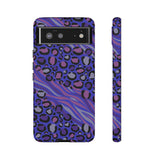 Purple Animal Print Tough Phone Case
