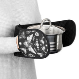 Celestial Witchy Moth Goth Oven Mitts