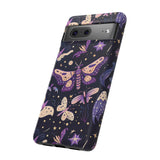 Phone Case - Purple Butterfly Print Tough Case