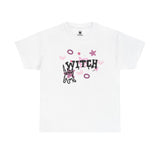 white witch unisex tee t-shirt punk front view no model