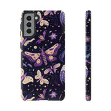 Phone Case - Purple Butterfly Print Tough Case