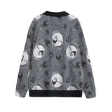 Grey cardigan with 'Nightmare before Christmas' print, back print