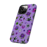 Retro Old School Lilac Tattoo Tough Cases