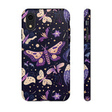 Phone Case - Purple Butterfly Print Tough Case