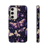 Phone Case - Purple Butterfly Print Tough Case