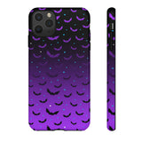 Purple Bat Ombre Phone Case