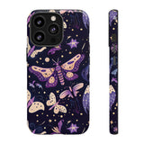Phone Case - Purple Butterfly Print Tough Case