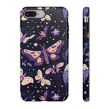 Phone Case - Purple Butterfly Print Tough Case