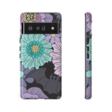 Floral Bat Tough Phone Case