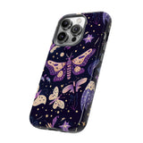 Phone Case - Purple Butterfly Print Tough Case