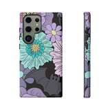 Floral Bat Tough Phone Case