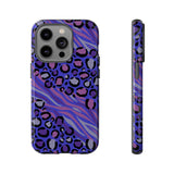 Purple Animal Print Tough Phone Case