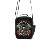 Alternawear Tattoo Cat Roses Lunch box bag