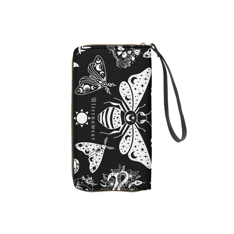 Celestial Moth Goth Witchy Wallet