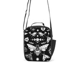 Celestial Witchy Moth Goth Lunch Bag