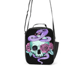 Alternawear Snake and Roses Lunch Bag